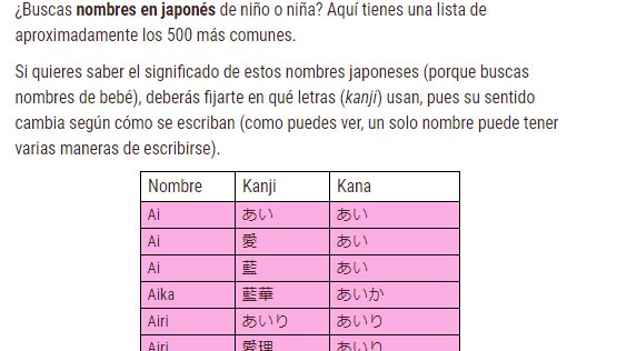 100 nombres de niña japoneses con su significado